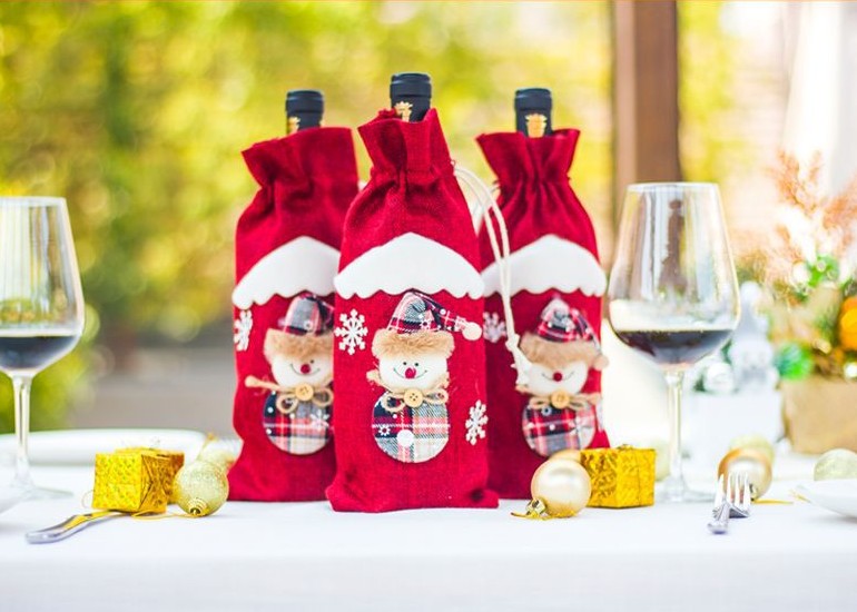 Christmas Decorations Christmas Wine Bottle Socks-64
