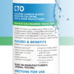 Bloc de charbon actif Matrikx 5 microns CTO-1