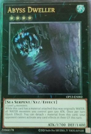 Abyss Dweller (UTR) (OP13-EN002) - OTS Tournament Pack 13 Unlimited
