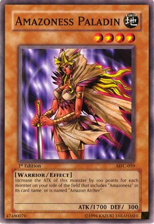 Amazoness Paladin (MFC-059) - Magician's Force 1st Edition-1