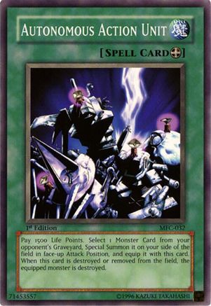 Autonomous Action Unit (MFC-032) - Magician's Force 1st Edition-1