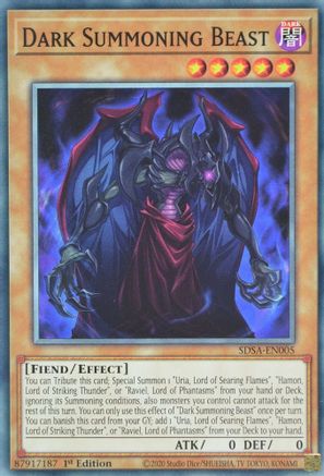 Dark Summoning Beast (SDSA-EN005) - Structure Deck: Sacred Beasts 1st Edition-1