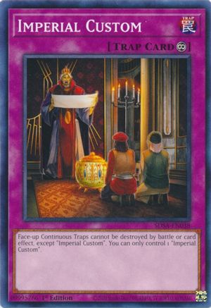 Imperial Custom (SDSA-EN038) - Structure Deck: Sacred Beasts 1st Edition-1