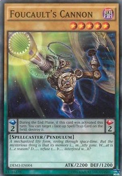 Foucault's Cannon (DEM3-EN004) - Demo Deck 2016 Unlimited-1