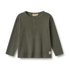 Long Sleeve Morris T | Winter Forest | Wheat Kids-1