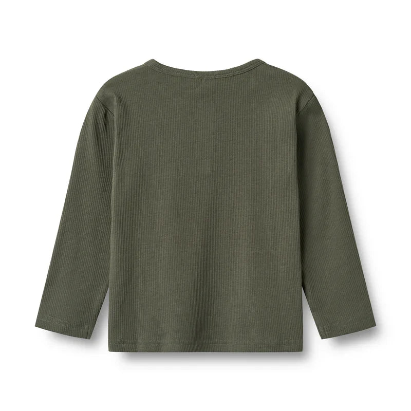 Long Sleeve Morris T | Winter Forest | Wheat Kids-2