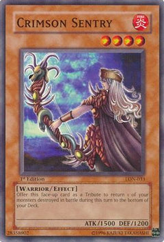 Crimson Sentry (LON-033) - Labyrinth of Nightmare 1st Edition-1