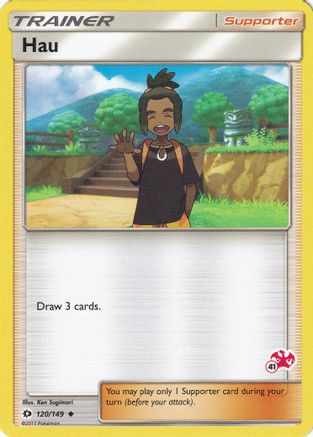 Hau - 120/149 (#41 Charizard Stamped) - Battle Academy-1