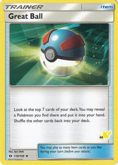 Great Ball - 119/149 (#49 Pikachu Stamped) - Battle Academy-1