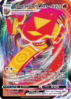 Centiskorch VMAX 34/189 - SWSH03 Darkness Ablaze Holofoil-1