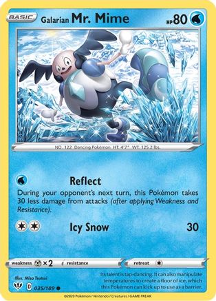 Galarian Mr. Mime 35/189 - SWSH03 Darkness Ablaze-1