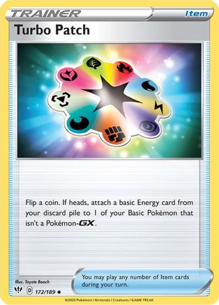 Turbo Patch 172/189 - SWSH03 Darkness Ablaze-1