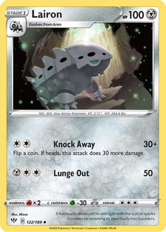 Lairon 122/189 - SWSH03 Darkness Ablaze Reverse Holofoil-1