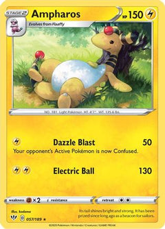 Ampharos 57/189 - SWSH03 Darkness Ablaze-1