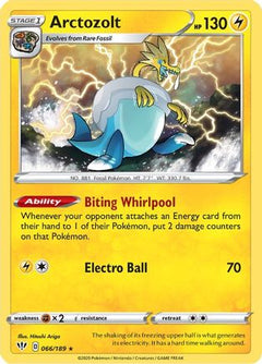 Arctozolt 66/189 - SWSH03 Darkness Ablaze Reverse Holofoil-1