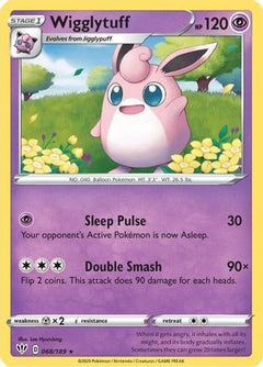 Wigglytuff 68/189 - SWSH03 Darkness Ablaze Reverse Holofoil-1