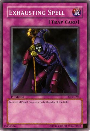 Exhausting Spell (MFC-098) - Magician's Force 1st Edition-1