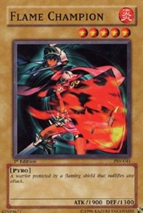 Flame Champion (PSV-041) - Pharaoh's Servant Unlimited-1
