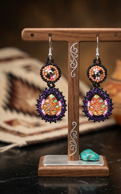 Drop Beaded Earrings gold collection-6