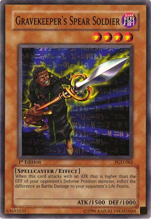 Gravekeeper's Spear Soldier (PGD-062) - Pharaonic Guardian Unlimited-1