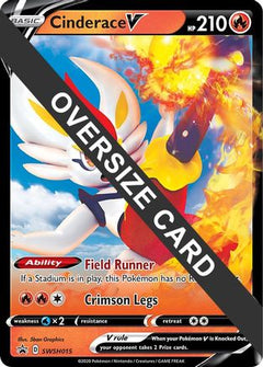 Cinderace V - SWSH015 - Jumbo Cards Holofoil-1