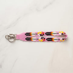 Pink Native American Style Wrist Lanyard-3