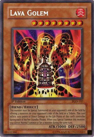 Lava Golem (PGD-107) - Pharaonic Guardian 1st Edition-1