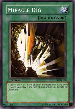 Miracle Dig (LON-100) - Labyrinth of Nightmare 1st Edition-1