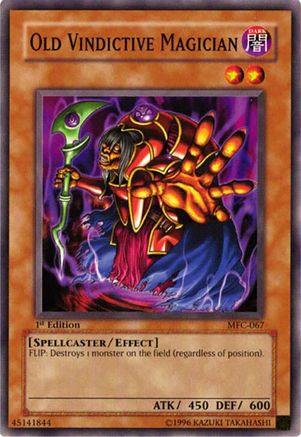 Old Vindictive Magician (MFC-067) - Magician's Force 1st Edition-1
