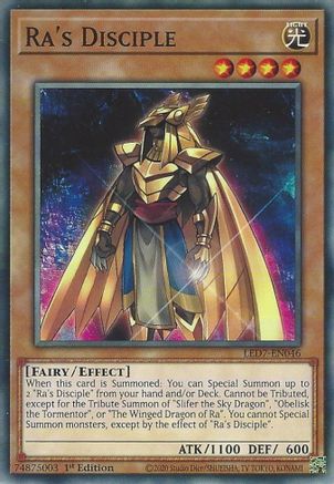 Ra's Disciple (LED7-EN046) - Legendary Duelists: Rage of Ra 1st Edition