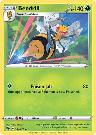 Beedrill 4/73 - Champions Path-1