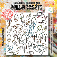 AALL and Create - 6"x6" Stencil - Hock Stalks-1
