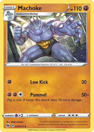 Machoke 25/73 - Champions Path Reverse Holofoil-1