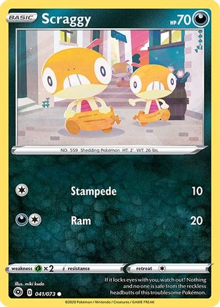 Scraggy 41/73 - Champions Path Reverse Holofoil-1