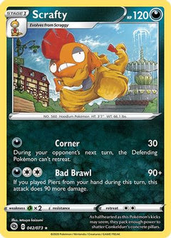 Scrafty 42/73 - Champions Path Holofoil-1