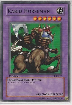 Rabid Horseman (MRD-077) - Metal Raiders 1st Edition-1