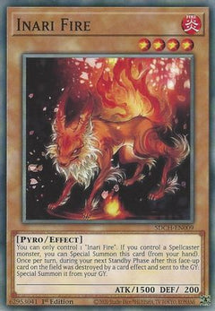 Inari Fire (SDCH-EN009) - Structure Deck: Spirit Charmers 1st Edition-1