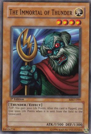 The Immortal of Thunder (MRD-099) - Metal Raiders 1st Edition-1