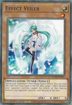 Effect Veiler (SDCH-EN017) - Structure Deck: Spirit Charmers 1st Edition-1