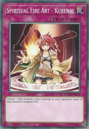 Spiritual Fire Art - Kurenai (SDCH-EN032) - Structure Deck: Spirit Charmers 1st Edition