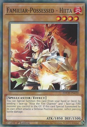 Familiar-Possessed - Hiita (SDCH-EN039) - Structure Deck: Spirit Charmers 1st Edition