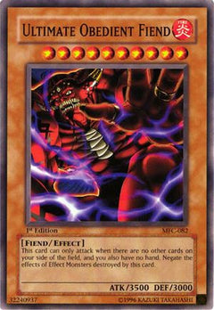 Ultimate Obedient Fiend (MFC-082) - Magician's Force 1st Edition-1