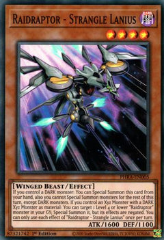 Raidraptor - Strangle Lanius (PHRA-EN005) - Phantom Rage 1st Edition-1