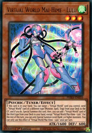 Virtual World Mai-Hime - Lulu (PHRA-EN010) - Phantom Rage 1st Edition-1