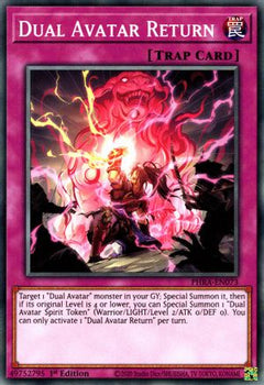 Dual Avatar Return (PHRA-EN073) - Phantom Rage 1st Edition-1