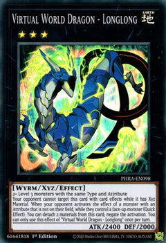 Virtual World Dragon - Longlong (PHRA-EN098) - Phantom Rage 1st Edition-1