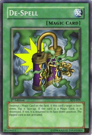 De-Spell (SDY-029) - Starter Deck: Yugi 1st Edition-1