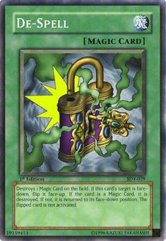 De-Spell (SDY-029) - Starter Deck: Yugi 1st Edition-1