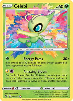 Celebi 9/185 - SWSH04 Vivid Voltage Holofoil-1