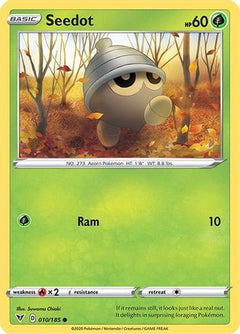 Seedot 10/185 - SWSH04 Vivid Voltage Reverse Holofoil-1
